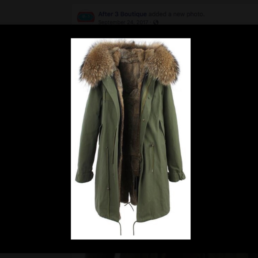 real fur parka